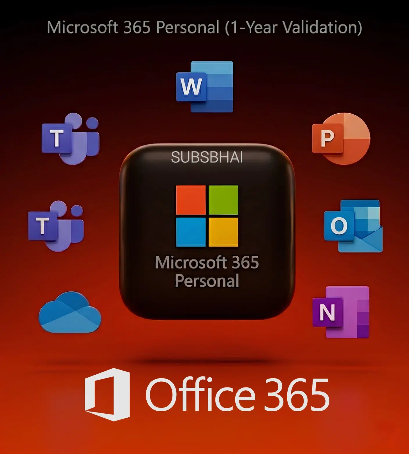 Microsoft 365 Family subscription Bangladesh SubsBhai with Office apps Word Excel PowerPoint 1TB OneDrive and Copilot AI