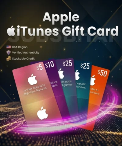 iTunes Gift Card USA – $3 to $50  Code