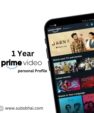 PrimeVideo 12 Months Private Profile [ 3 Device ]