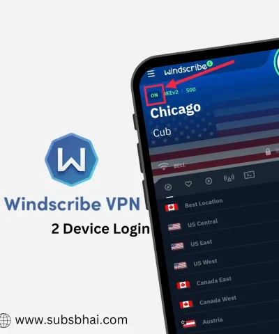 Windscribe Premium VPN Packges [ 1 Screen ]