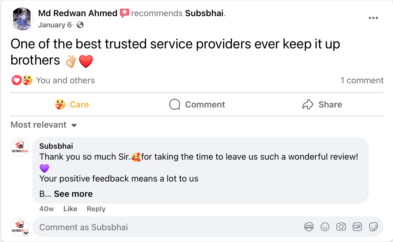 SubsBhai Verified Review 7