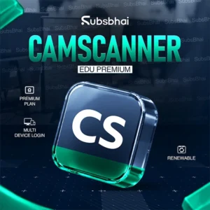 CamScanner EDU Premium 1 month subscription for advanced PDF and document scanning.